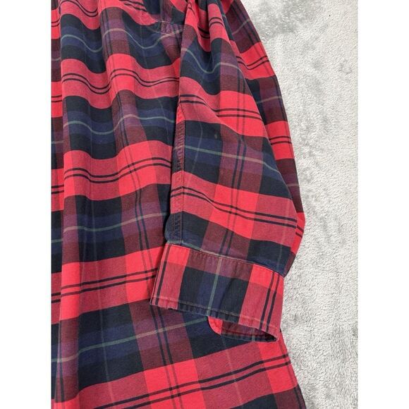 Ralph Lauren Long Sleeve Plaid Button Down Shirt Men's 2XLT Red - Picture 3 of 8
